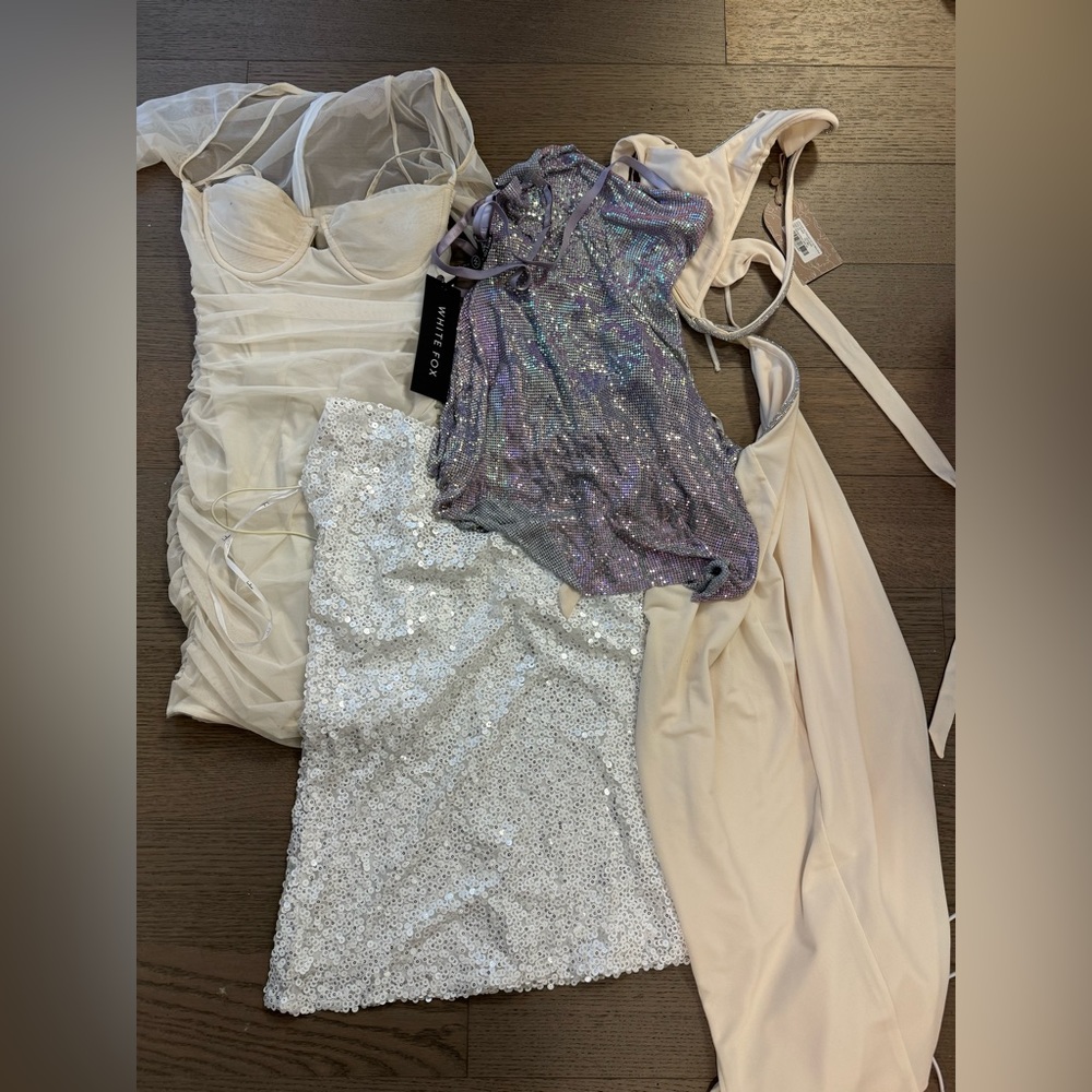 SIZE XS OR 2-4 BRAND NEW DRESS BUNDLE!! $400 worth of dresses